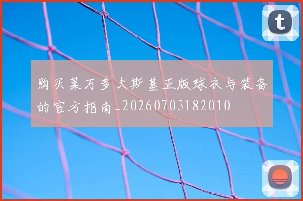 购买莱万多夫斯基正版球衣与装备的官方指南_20260703182010